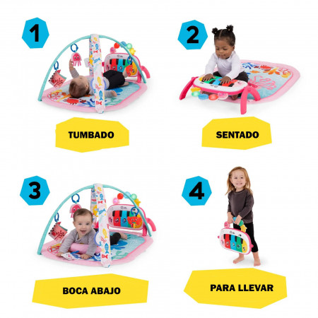 MANTA DE ACTIVIDADES KICKIN TUNES 4 EN 1 BABY EINSTEIN JELLYFISH JAMBOREE