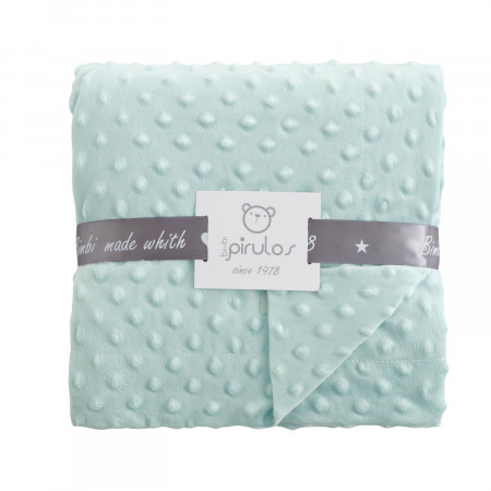 MANTA DOTS DOBLE PIRULOS 80X110