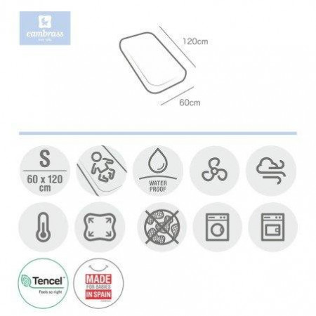 BAJERA TENCEL CUNA 120X60