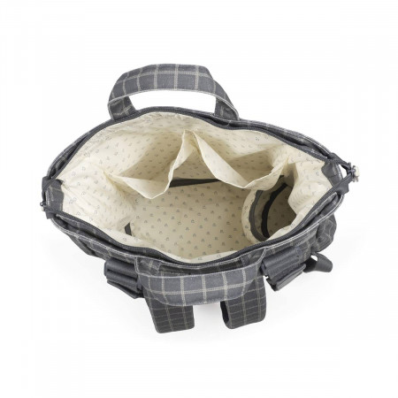 MOCHILA CAMBIADOR COLECCIÓN TARTAN PASITO A PASITO