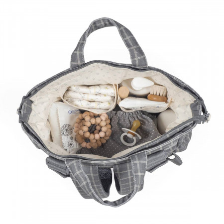 MOCHILA CAMBIADOR COLECCIÓN TARTAN PASITO A PASITO