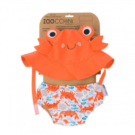 BAÑADOR PAÑAL + GORRO UPF 50+ ZOOCCHINI