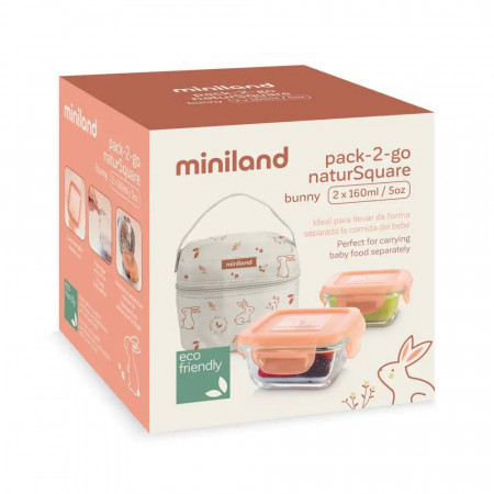 PACK 2-GO TUPPER NATURSQUARE