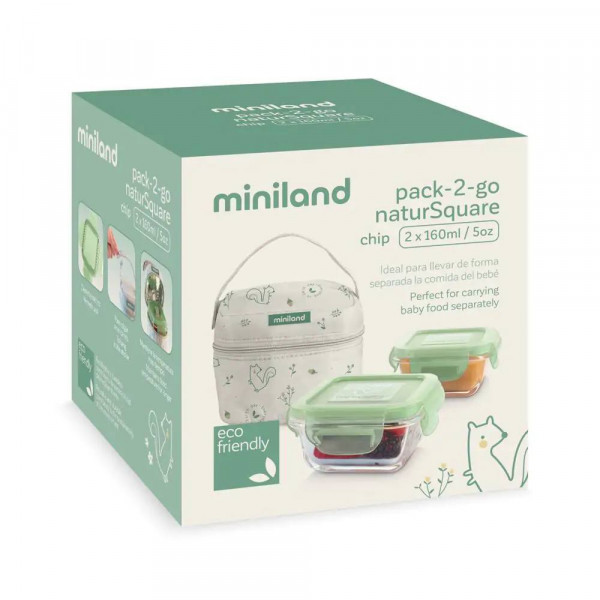 PACK 2-GO TUPPER NATURSQUARE