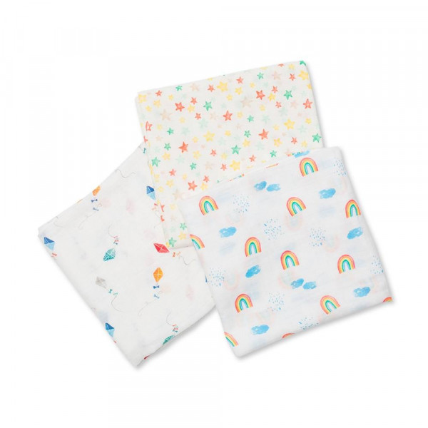 PACK 3 MUSELINAS 120 BAMBU LULUJO