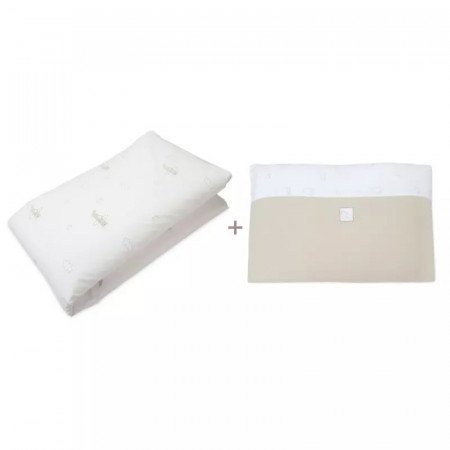 PACK FUNDA NORDICA Y PROTECTOR CUNA 60 LITTLE HOUSE