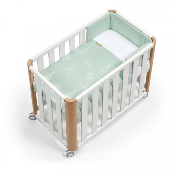 PACK MINICUNA DOCO SLEEPING CON TEXTIL BLANCO NATURAL