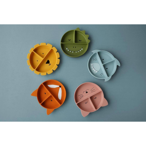 PLATO COMPARTIMENTADO CON VENTOSA TRIXIE