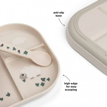 PLATO CON COMPARTIMENTOS DONE BY DEER