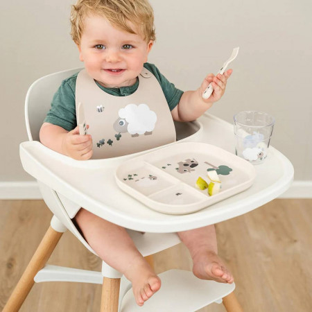 PLATO CON COMPARTIMENTOS DONE BY DEER