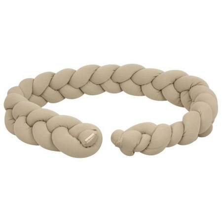 PROTECTOR TRENZA LISA TEXTURES PARA CUNA BIMBIDREAMS