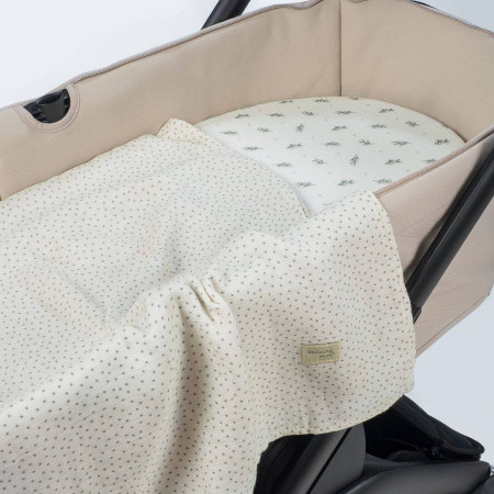 SABANA AJUSTABLE CUCO + MUSELINA WALKING MUM