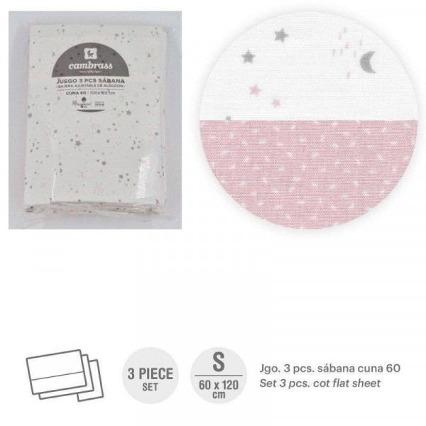 SABANAS CUNA 60 CAMBRASS PROMO