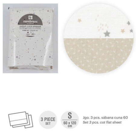 SABANAS CUNA 60 CAMBRASS PROMO
