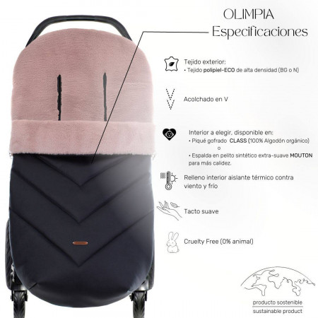 SACO SILLA UNIVERSAL INVIERNO UZTURRE COLECCIÓN OLIMPIA