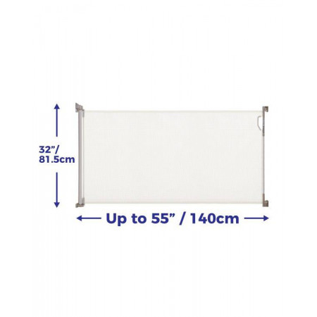 BARRERA PUERTA RETRACTIL HASTA 140CM