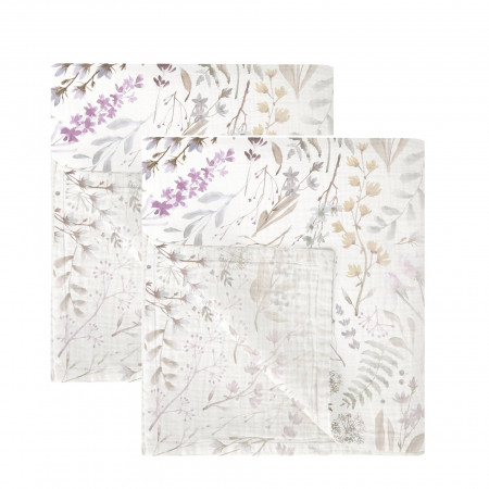 SET 2 GASITAS MUSELINA BAMBÚ 60X60 BIMBI