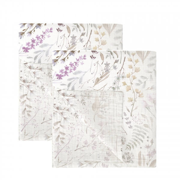 SET 2 GASITAS MUSELINA BAMBÚ 60X60 BIMBI