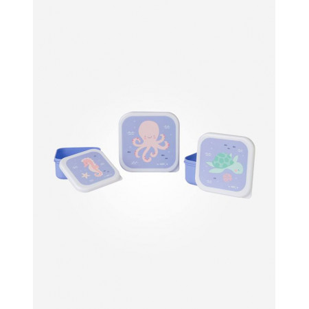 SET 3 CAJITAS ALMUERZO SARO