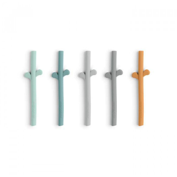 SET 5 PAJITAS SILICONA DONE BY DEER