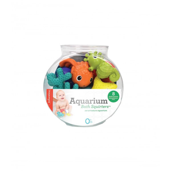 SET 8 ANIMALES DE BAÑO AQUARIUM