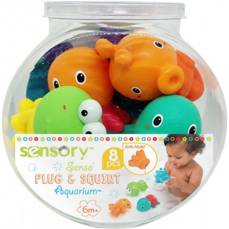 SET ANIMALES DE BAÑO SENSORY INFANTINO