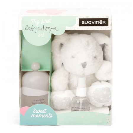 SET COLONIA Y PELUCHE SUAVINEZ
