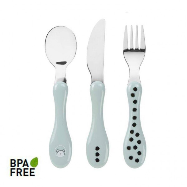 SET CUBIERTOS INFANTILES ACERO LASSIG