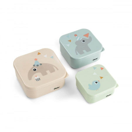 SET DE 3 CAJAS SNACK DONE BY DEER