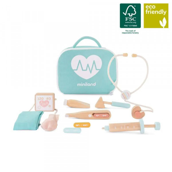 SET MEDICO MADERA MINILAND