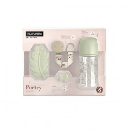 SET REGALO BEBE CHUPETE Y ACCESORIOS POETRY SUVINEX