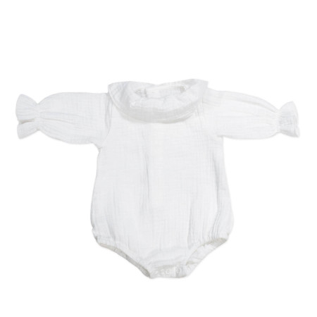 SET TRICOT JERSEY + RANITA + BODY BAMBULA BEIGE 0-1M/56 CM