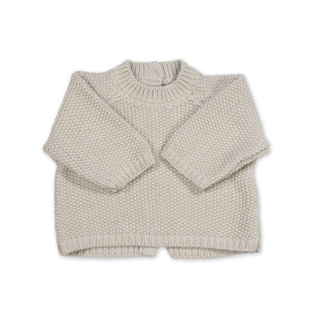 SET TRICOT JERSEY + RANITA + BODY BAMBULA BEIGE 0-1M/56 CM