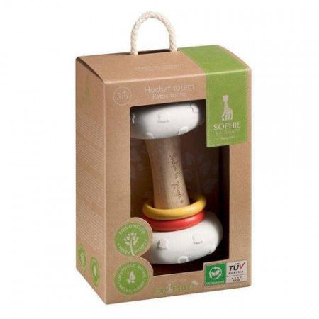 SONAJERO MADERA Y CAUCHO SOPHIE LA GIRAFE