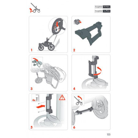 ADAPTADORES PATINETE CONFORT+ DONKEY/BUFALO BUGABOO
