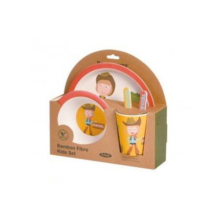 VAJILLA BAMBU 5 PIEZAS WALKING MUM