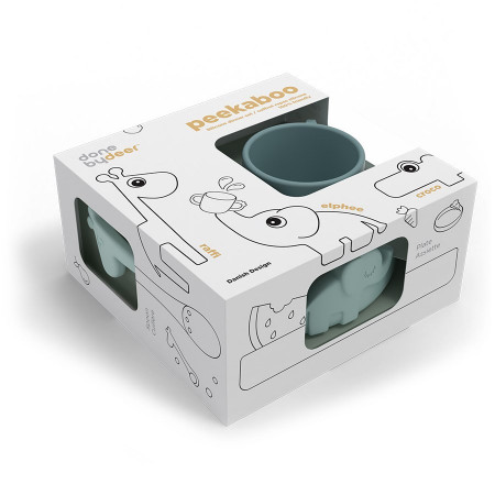 VAJILLA SILICONA PEEKABOO DONE BY DEER