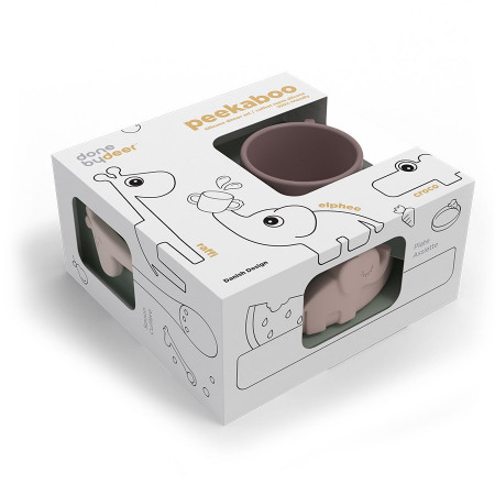 VAJILLA SILICONA PEEKABOO DONE BY DEER