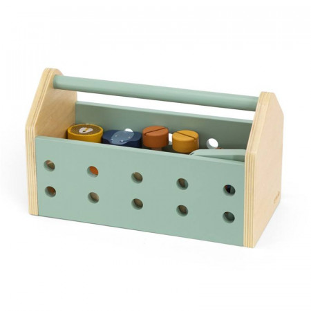 CAJA DE HERRAMIENTAS INFANTIL DE MADERA TRIXI