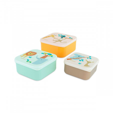 CAJITAS PARA ALMUERZO SNACK BOX-3 MINILAND