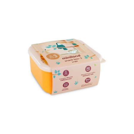 CAJITAS PARA ALMUERZO SNACK BOX-3 MINILAND