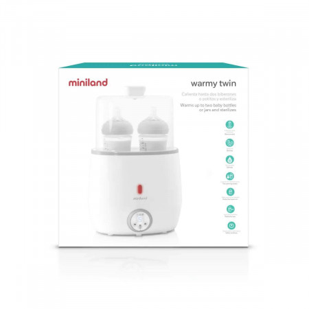 CALIENTA BIBERONES Y ESTERILIZADOR WARMY TWIN MINILAND