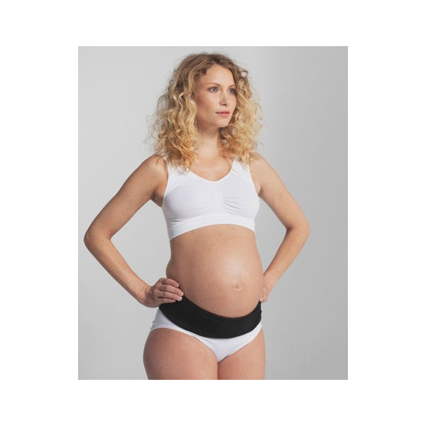 CINTURÓN REGULABLE DE SOPORTE PARA EL EMBARAZO NEGRO CARIWELL