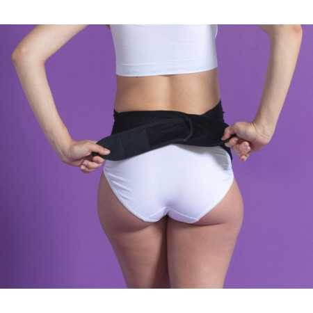 CINTURÓN REGULABLE DE SOPORTE PARA EL EMBARAZO NEGRO CARIWELL