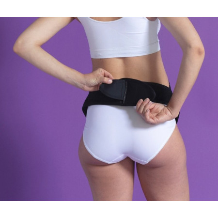 CINTURÓN REGULABLE DE SOPORTE PARA EL EMBARAZO NEGRO CARIWELL