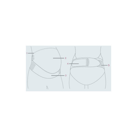 CINTURÓN REGULABLE DE SOPORTE PARA EL EMBARAZO NEGRO CARIWELL