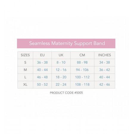 CINTURÓN REGULABLE DE SOPORTE PARA EL EMBARAZO NEGRO CARIWELL