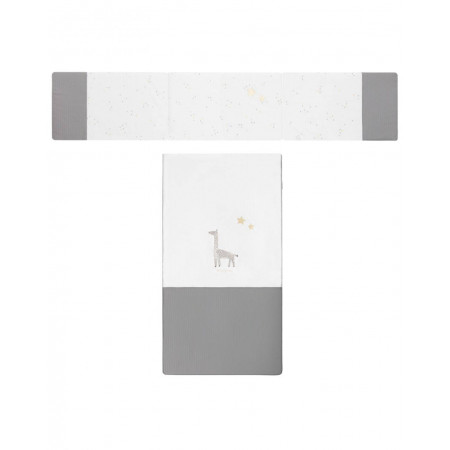 COLCHA + PROTECTOR CUNA 70 PRAIA