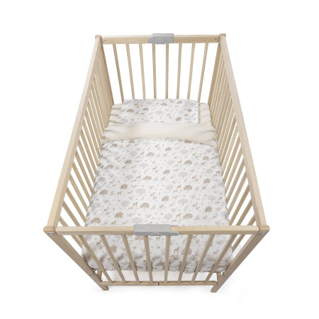 EDREDON BAJERA Y ALMOHADA CUNA 120X60 NARA PASITO A PASITO