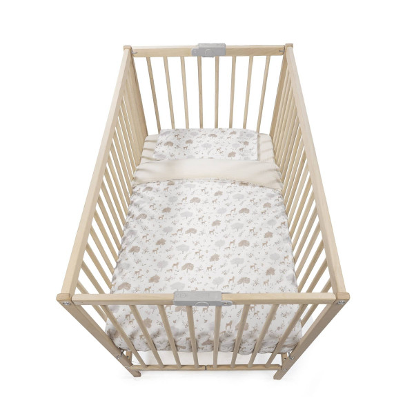 EDREDON BAJERA Y ALMOHADA CUNA O MINICUNA NARA PASITO A PASITO